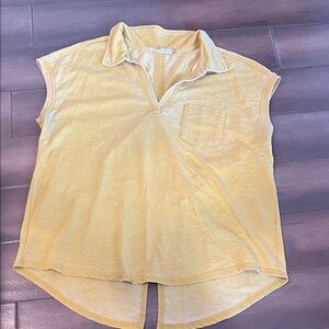 Jane and Delancey Golden Yellow Top